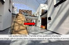 Salle des audiences CRA 